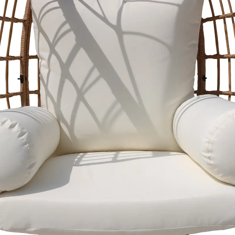 Patio furniture synthetic wicker outdoor furniture rattan garden chairs swivel egg chair