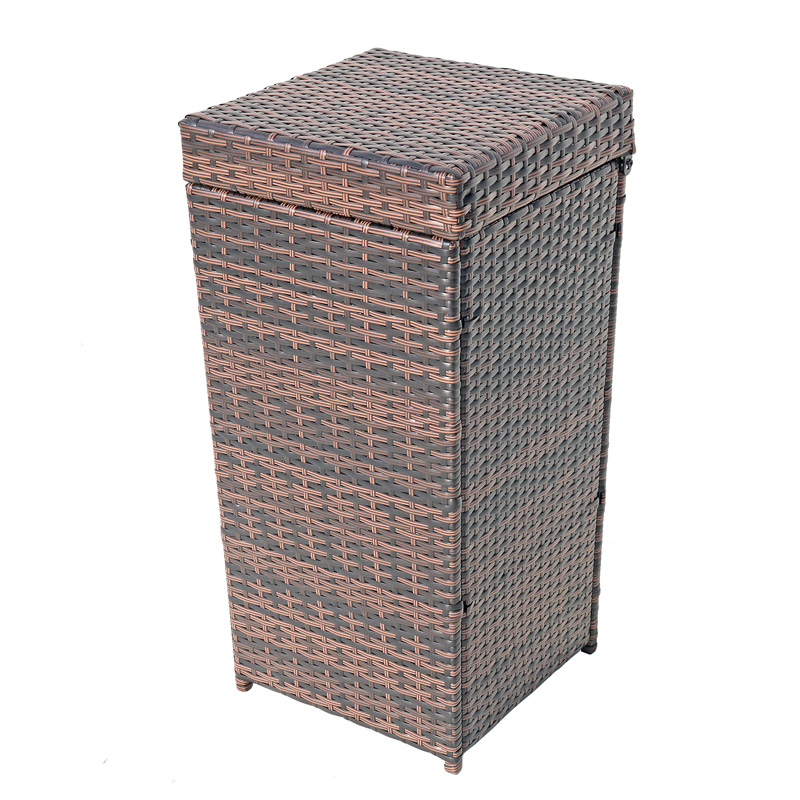Outdoor locker / Open Door Storage Box /garden/wicker/rattan/leisure/outdoor garden furniture