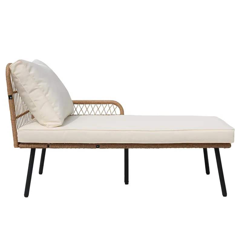 Rattan outdoor sofa round outdoor coffee table wicker outdoor furniture