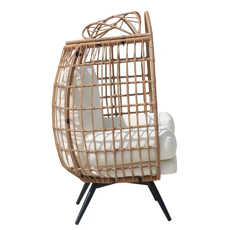 Patio furniture synthetic wicker outdoor furniture rattan garden chairs swivel egg chair