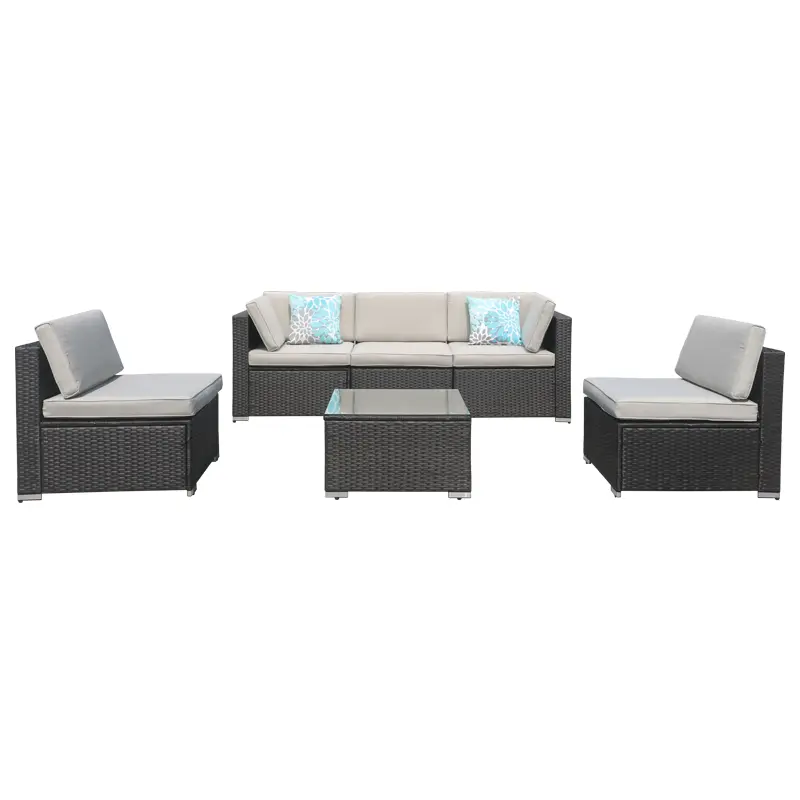 modular outdoor sofa rattan outdoor furniture set small patio furniture patio set wicker outdoor furniture corner garden sofa