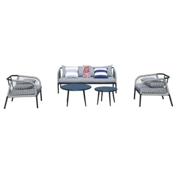 Aluminum five-piece set,outdoor garden furniture