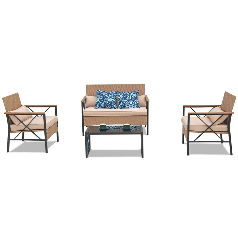 Modular outdoor sofa wicker outdoor sofa garden furniture rattan sofa outdoor sofa set 2 seater rattan sofa