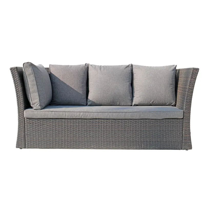 Commercial patio furniture modern outdoor furniture rattan sofa set rattan garden corner sofa