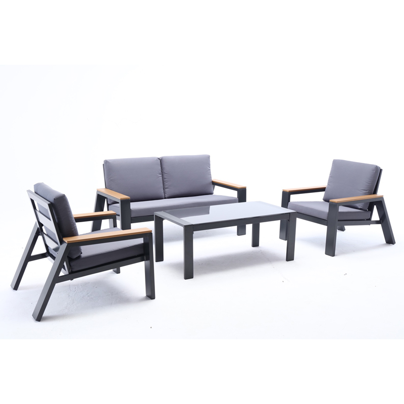 4 piece garden furniture set aluminum patio sofa set outdoor patio furniture patio sofa