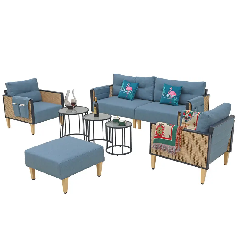 Patio furniture outdoor sectional furniture modern outdoor furniture metal garden furniture garden set rattan furniture