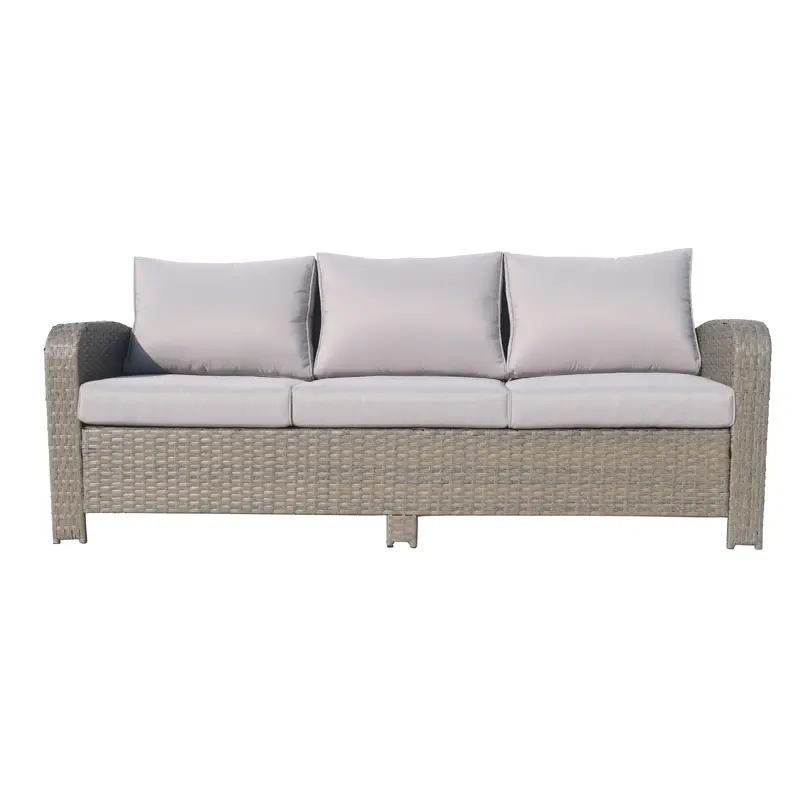 3 seater rattan sofanrn