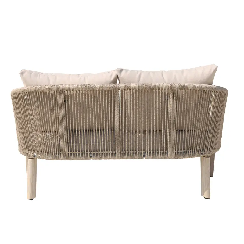 4 piece rattan garden furniture aluminum outdoor patio furniture aluminium garden sofa