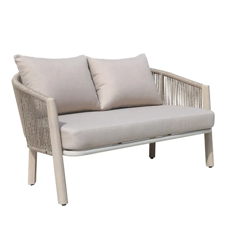 4 piece rattan garden furniture aluminum outdoor patio furniture aluminium garden sofa