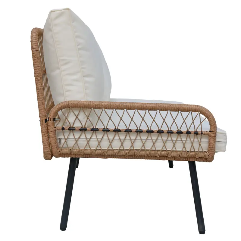 Rattan outdoor sofa round outdoor coffee table wicker outdoor furniture