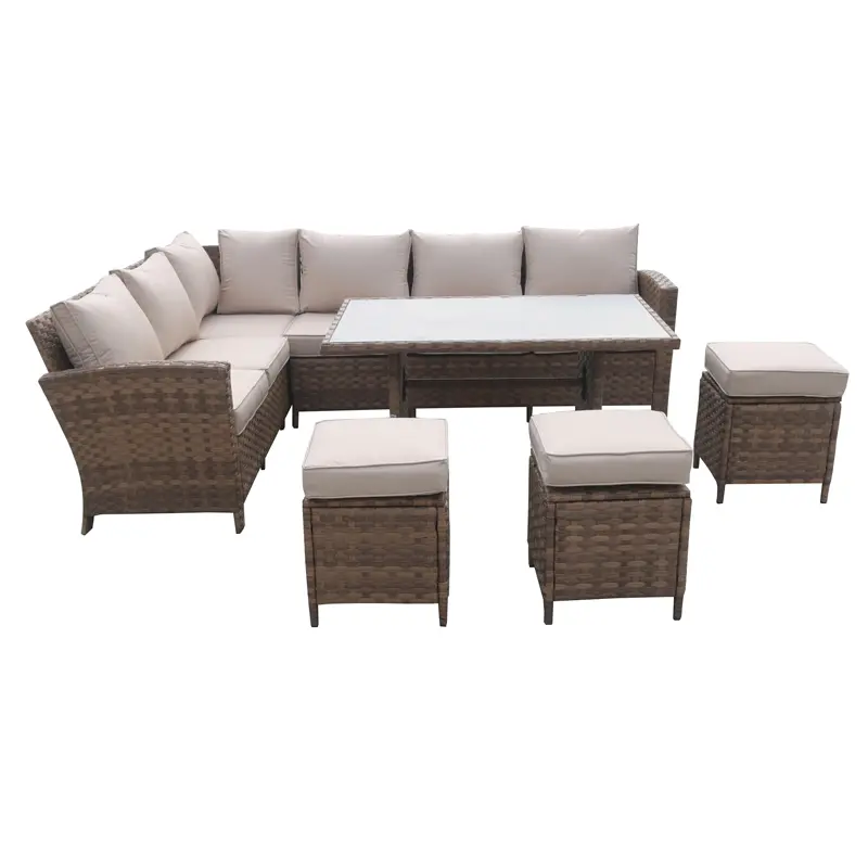 outdoor l shaped couch6tb