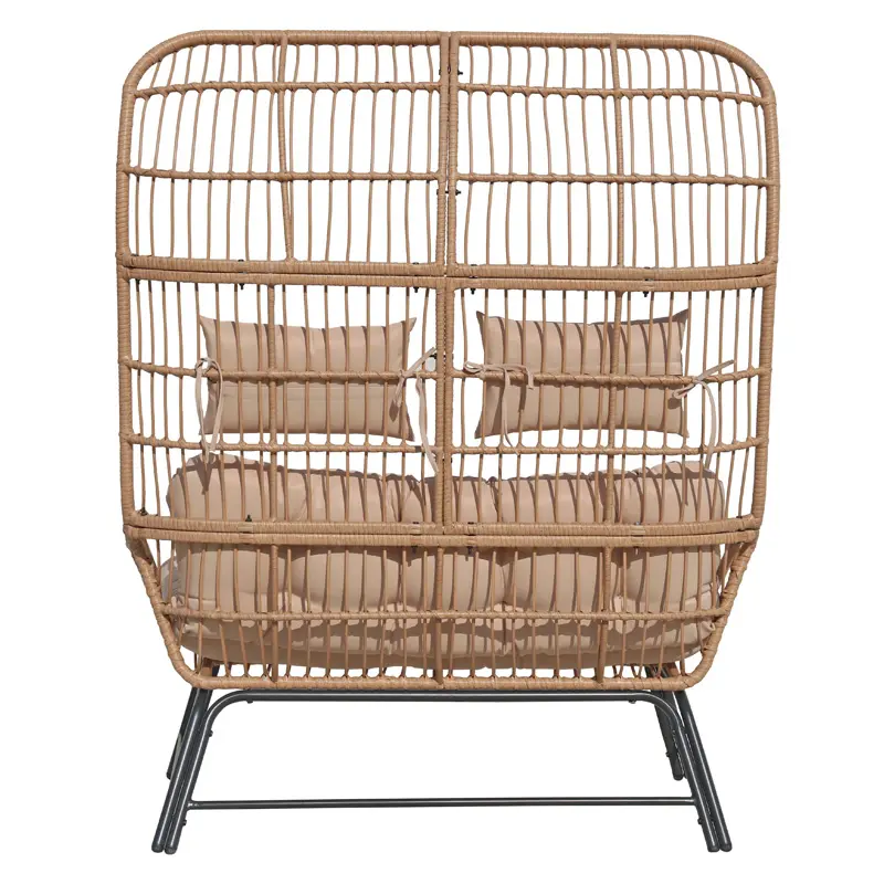 Garden furniture metal patio furniture garden basket chair double egg chair