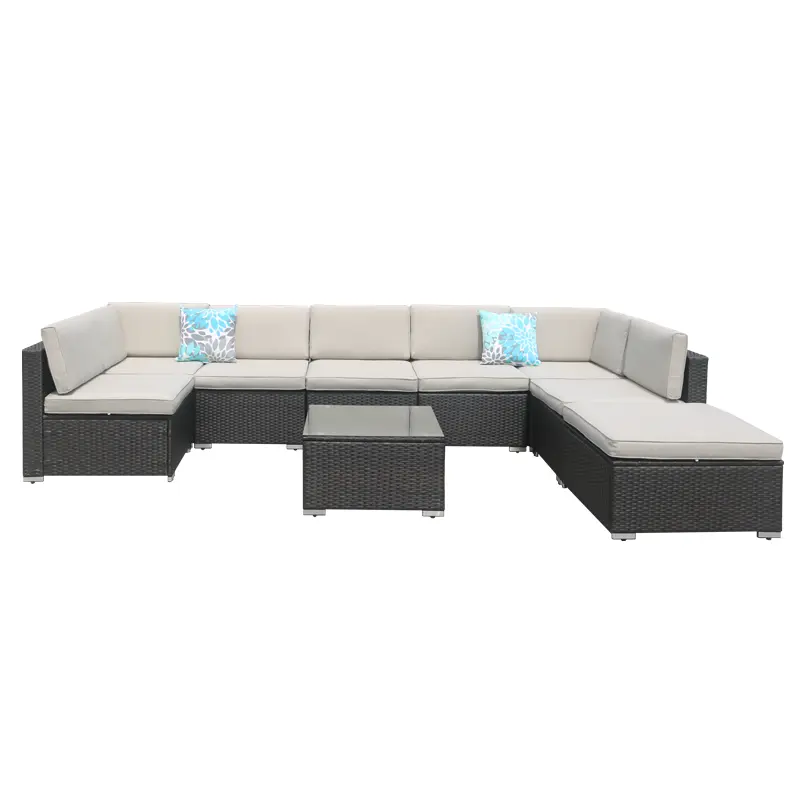 modular outdoor sofa rattan outdoor furniture set small patio furniture patio set wicker outdoor furniture corner garden sofa