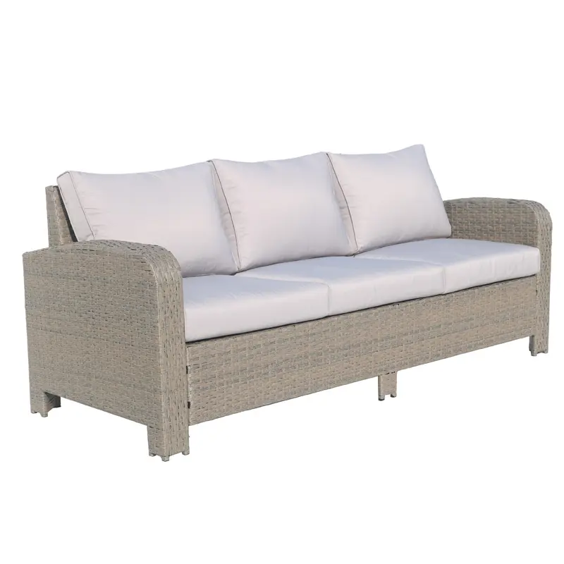 All weather wicker outdoor furniture rattan sofa outdoor wicker sofa 4 piece wicker patio set