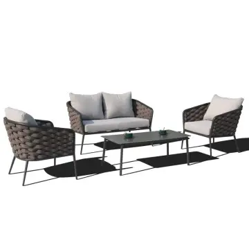 Garden furniture outdoor furniture modern outdoor sofa 4 piece rope garden furniture