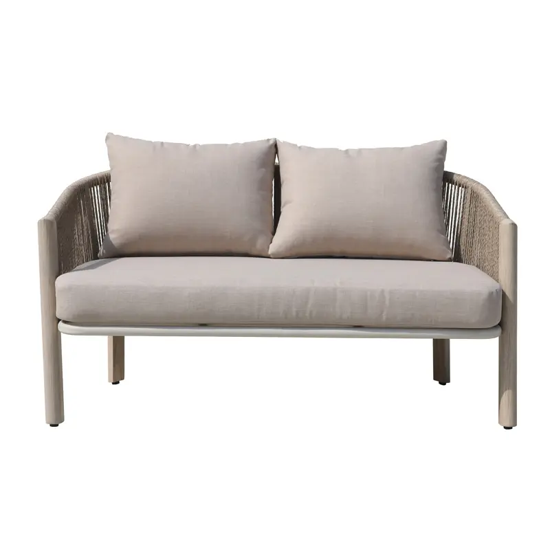 4 piece rattan garden furniture aluminum outdoor patio furniture aluminium garden sofa-product