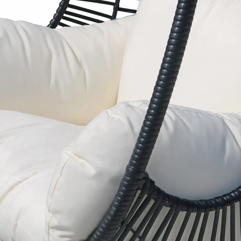 Rattan garden furniture metal patio furniture hanging egg chair hanging basket chair